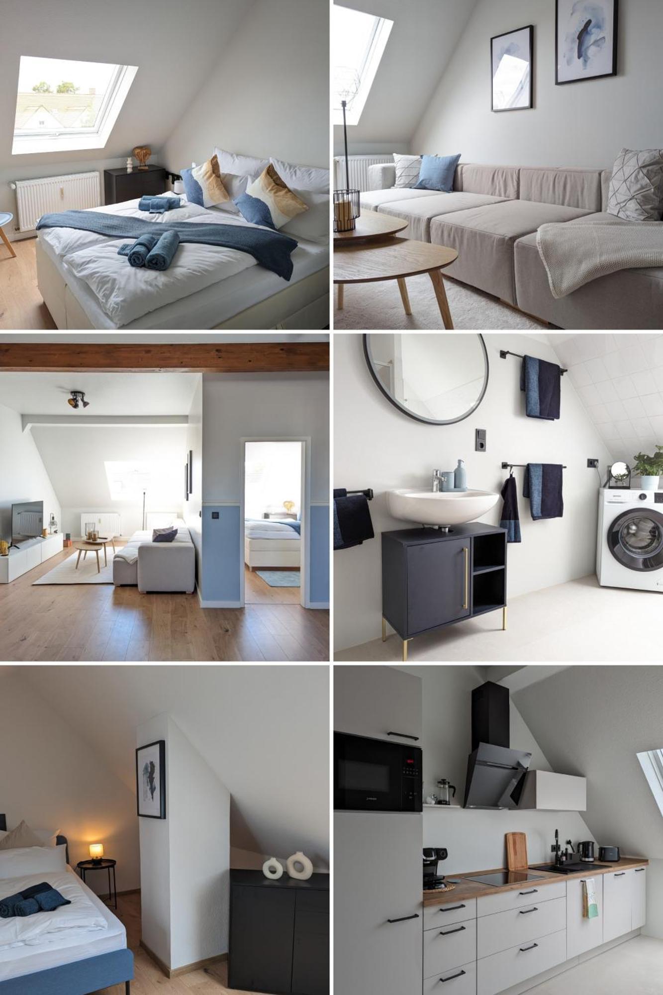 Vilipa-apartments Naehe Red Bull Arena, Kueche, Smart Tv, Badewanne, Maisonette * Leipzig