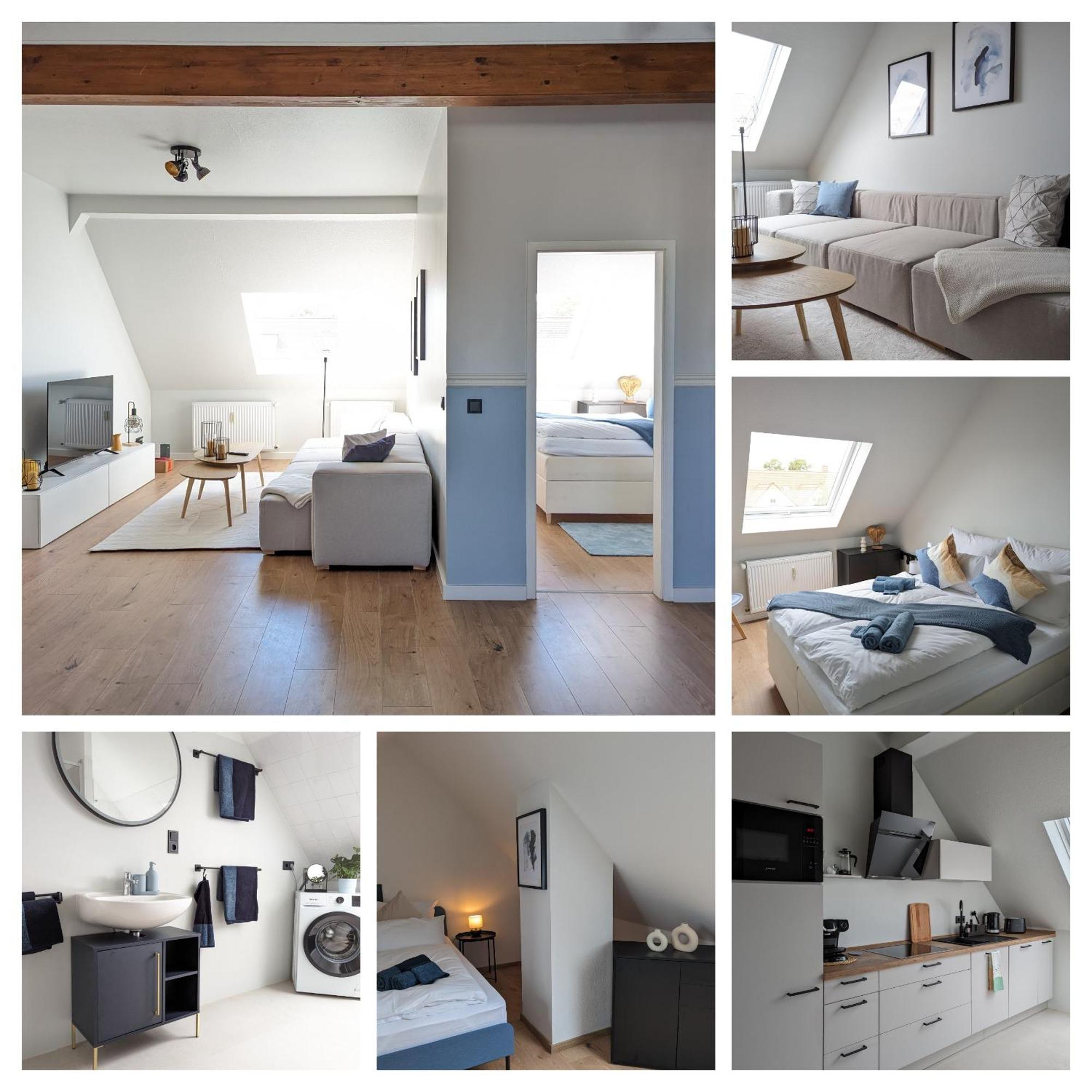 Vilipa-apartments Naehe Red Bull Arena, Kueche, Smart Tv, Badewanne, Maisonette Apartment *